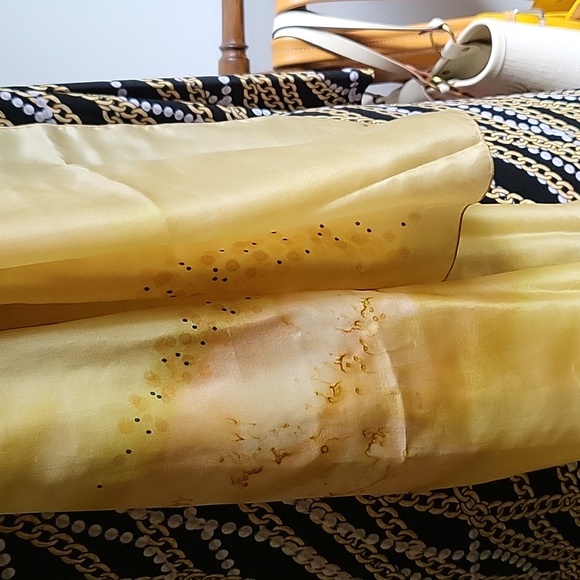 100% Silk vintage Roland Forgues scarf - Picture 2 of 5